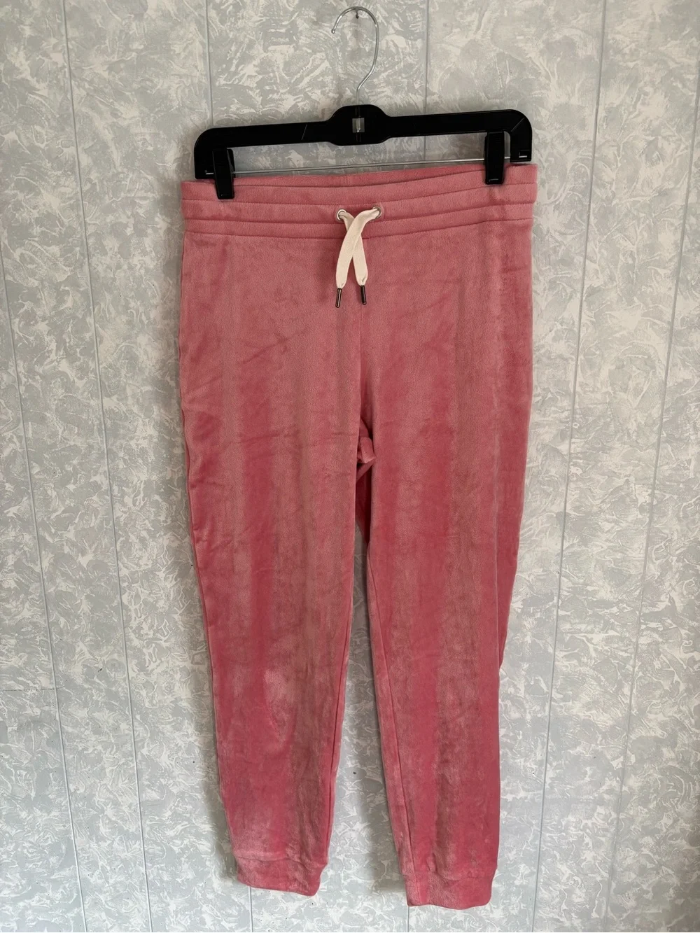 J crew Cozy Pink Velour Hoodie & Jogger Set - Women